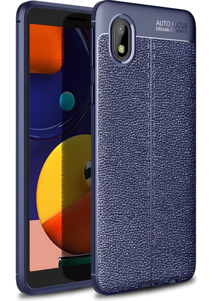 Samsung Galaxy A01 Core Kılıf Deri Extra Korumalı Slikon Kapak
