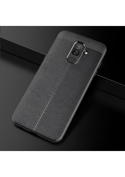 Samsung Galaxy J4 Kılıf Deri Extra Korumalı Slikon Kapak