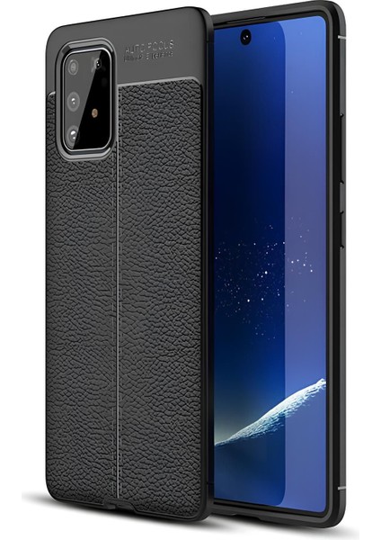 Samsung Galaxy A91 / S10 Lite Kılıf Deri Extra Korumalı Slikon Kapak