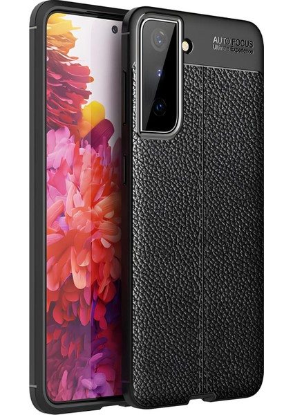 Samsung Galaxy S21 Kılıf Deri Extra Korumalı Slikon Kapak