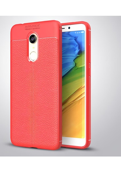 Xiaomi Redmi 5 Kılıf Deri Extra Korumalı Slikon Kapak