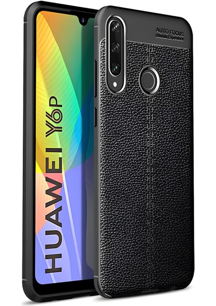 Huawei Y6P Kılıf Deri Extra Korumalı Slikon Kapak