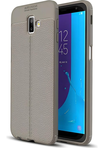 Samsung Galaxy J6 Plus Kılıf Deri Extra Korumalı Slikon Kapak