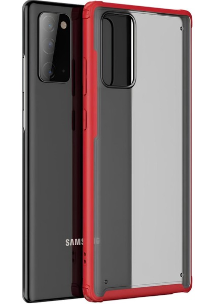 Samsung Galaxy Note 20 Kılıf Extra Korumalı Arkası Şeffaf Slikon Kapak