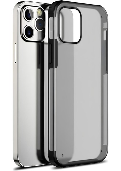 Apple iPhone 12 Pro Kılıf Extra Korumalı Arkası Şeffaf Slikon Kapak