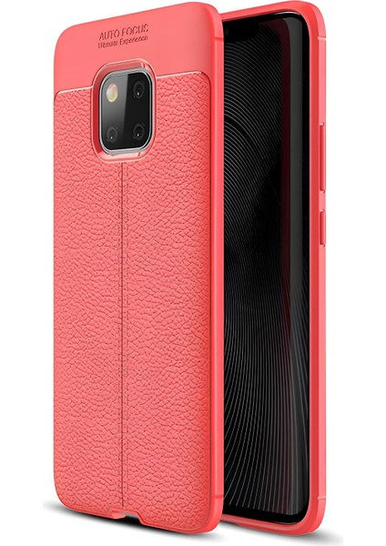 Huawei Mate 20 Pro Kılıf Deri Extra Korumalı Slikon Kapak
