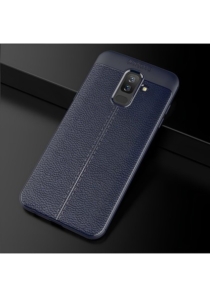 Samsung Galaxy J4 Kılıf Deri Extra Korumalı Slikon Kapak