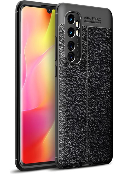 Xiaomi Mi Note 10 Lite Kılıf Deri Extra Korumalı Slikon Kapak