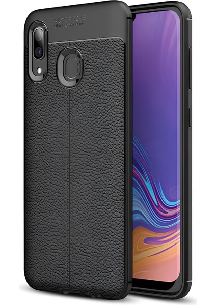 Samsung Galaxy A30 Kılıf Deri Extra Korumalı Slikon Kapak
