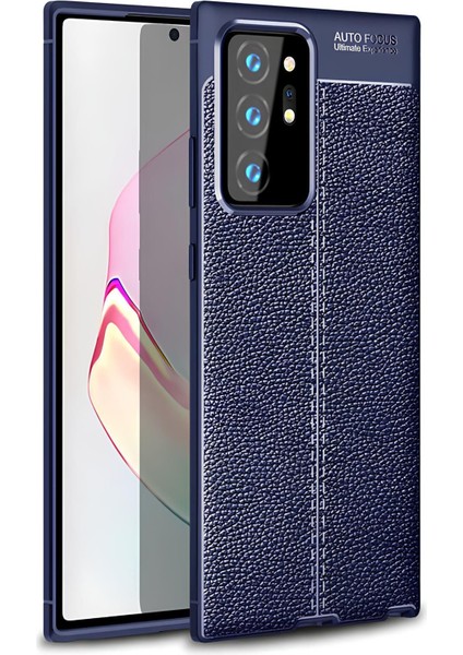 Samsung Galaxy Note 20 Ultra Kılıf Deri Extra Korumalı Slikon Kapak