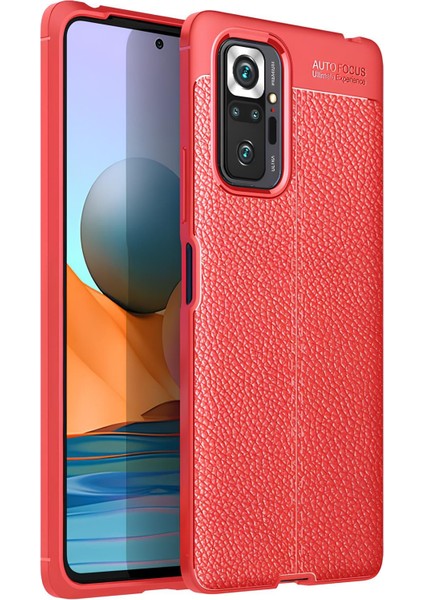 Xiaomi Redmi Note 10 Pro Kılıf Deri Extra Korumalı Slikon Kapak