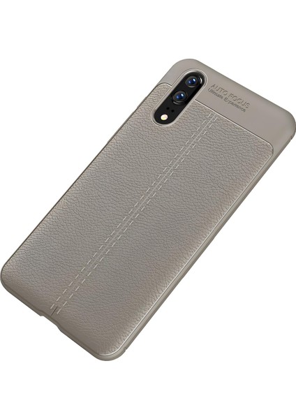 Huawei P20 Kılıf Deri Extra Korumalı Slikon Kapak