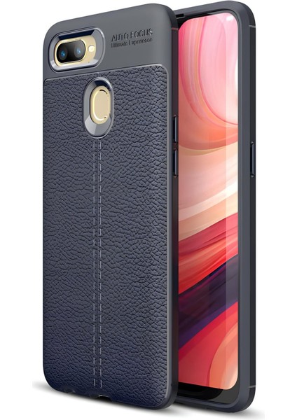 Oppo A12 Kılıf Deri Extra Korumalı Slikon Kapak