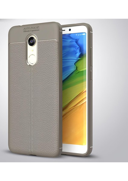 Xiaomi Redmi 5 Kılıf Deri Extra Korumalı Slikon Kapak
