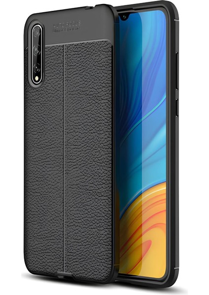 Huawei P Smart S (Y8P) Kılıf Deri Extra Korumalı Slikon Kapak
