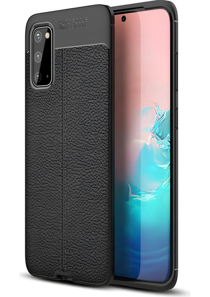 Samsung Galaxy S20 Kılıf Deri Extra Korumalı Slikon Kapak