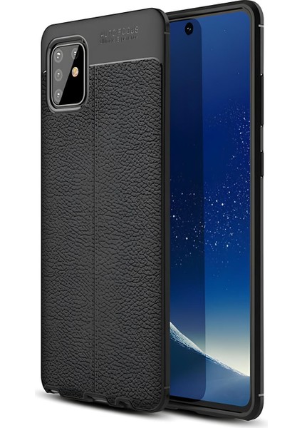 Samsung Galaxy A81 / Note 10 Lite Kılıf Deri Extra Korumalı Slikon Kapak
