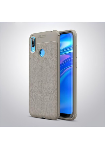 Huawei Y7 Prime 2019 Kılıf Deri Extra Korumalı Slikon Kapak