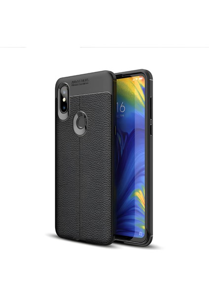 Xiaomi Mi Mix 3 Kılıf Deri Extra Korumalı Slikon Kapak