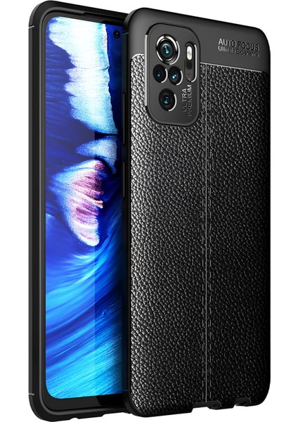Xiaomi Redmi Note 10S Kılıf Deri Extra Korumalı Slikon Kapak