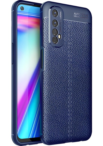 Realme 7 Kılıf Deri Extra Korumalı Slikon Kapak