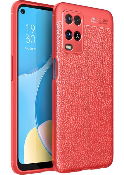 Oppo A54 4g Kılıf Deri Extra Korumalı Slikon Kapak