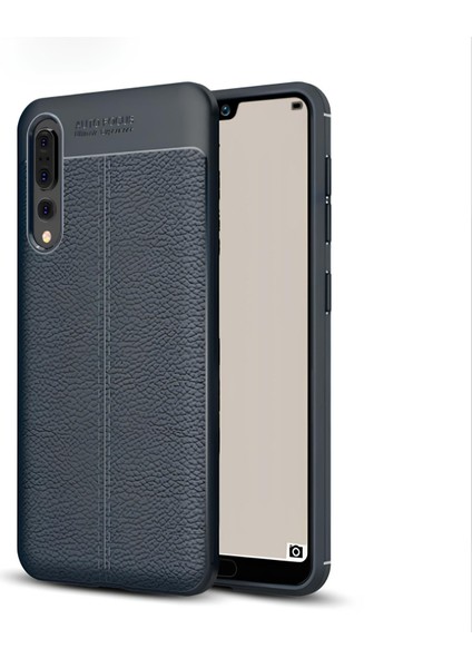 Huawei P20 Pro Kılıf Deri Extra Korumalı Slikon Kapak