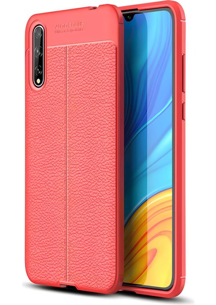 Huawei P Smart S (Y8P) Kılıf Deri Extra Korumalı Slikon Kapak