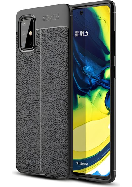 Samsung Galaxy A71 Kılıf Deri Extra Korumalı Slikon Kapak