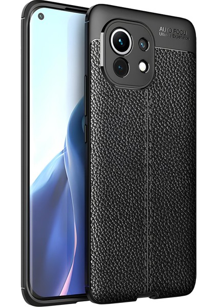 Xiaomi Mi 11 Kılıf Deri Extra Korumalı Slikon Kapak