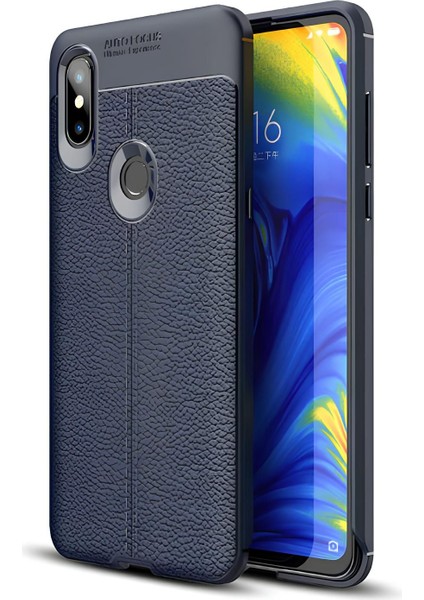 Xiaomi Mi Mix 3 Kılıf Deri Extra Korumalı Slikon Kapak