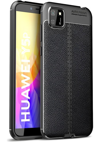 Huawei Y5P Kılıf Deri Extra Korumalı Slikon Kapak