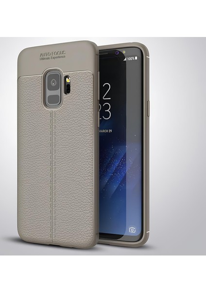 Samsung Galaxy S9 Kılıf Deri Extra Korumalı Slikon Kapak