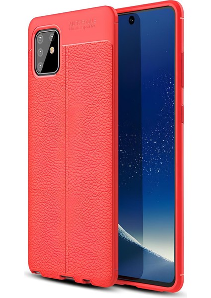 Samsung Galaxy A81 / Note 10 Lite Kılıf Deri Extra Korumalı Slikon Kapak