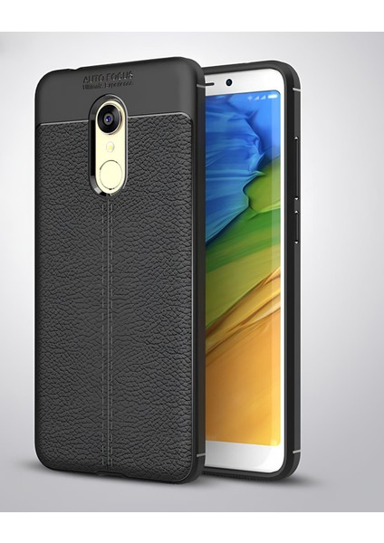 Xiaomi Redmi 5 Kılıf Deri Extra Korumalı Slikon Kapak