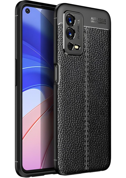 Oppo A55 4g Kılıf Deri Extra Korumalı Slikon Kapak