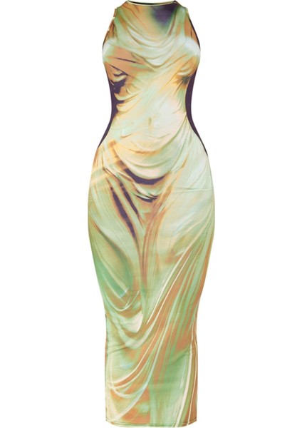 Sılhoutte Vücut Baskılı Elbise fiyatları