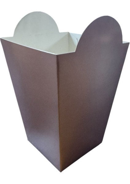 8'li Mısır Kutusu Parlak Kahverengi