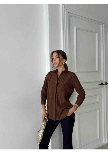 Kadın Çizgili Gömlek fiyatları