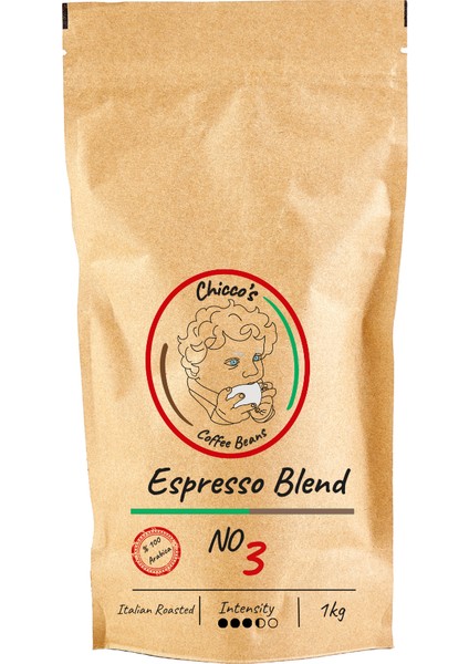Espresso Blend No: 3 Çekirdek Kahve