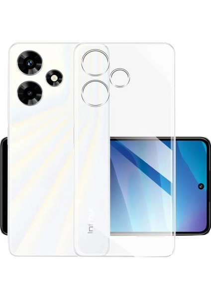 Infinix Hot 30I Kılıf Lüx Şeffaf Silikon Nrmsa