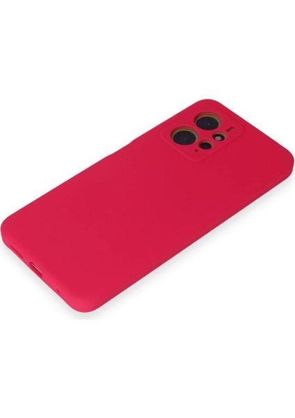 Xiaomi Redmi Note 12 4g Kılıf Nano Içi Kadife Silikon - Pembe Nrmsa