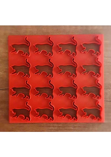 Çoklu Kedi Kurabiye Kalıbı