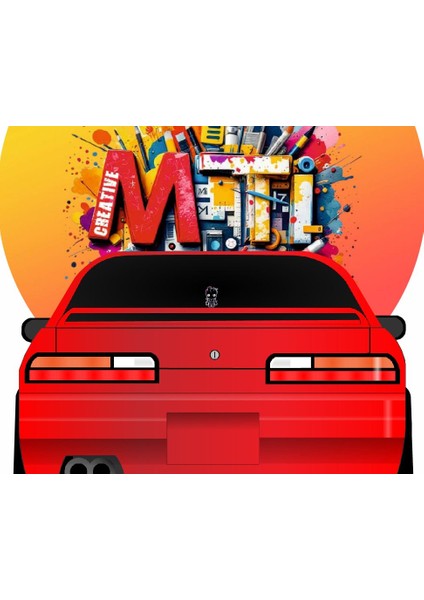 Mti Creative Groot Sticker Yazı Jdm Araba-Motosiklet Cam Etiket Sticker-Hologram Sticker Groot fırsatları
