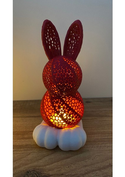 Tavşan Tealight Mumluk Dekoratif Tavşan Obje Renkli Tavşanlar Mum Hediyeli Paskalya Figür fiyatları