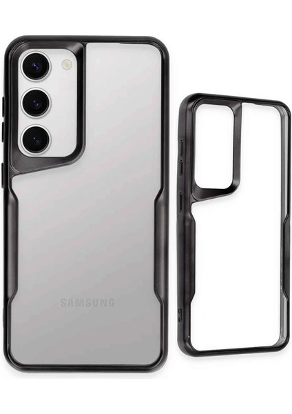 Samsung Galaxy S23 Kılıf Boyi Silikon Kapak - Siyah Nrmsa