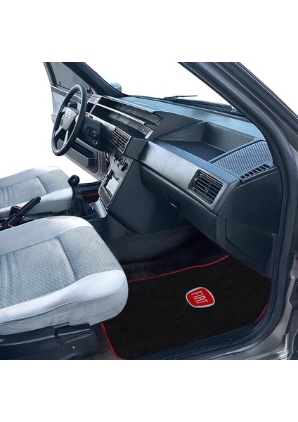 Fiat Tipo Tempra Uyumlu 5 Parça Nakışlı Siyah Araç Oto Halı Paspas modelleri