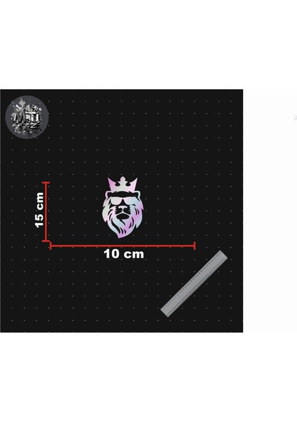Mti Creative Aslan Kral Sticker Yazı Jdm Araba-Motosiklet Cam Etiket Sticker Aslan Gs fiyatları