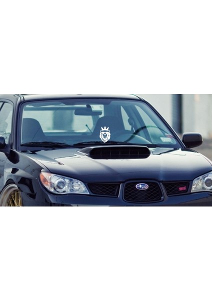 Mti Creative Aslan Kral Sticker Yazı Jdm Araba-Motosiklet Cam Etiket Sticker Aslan Gs modelleri