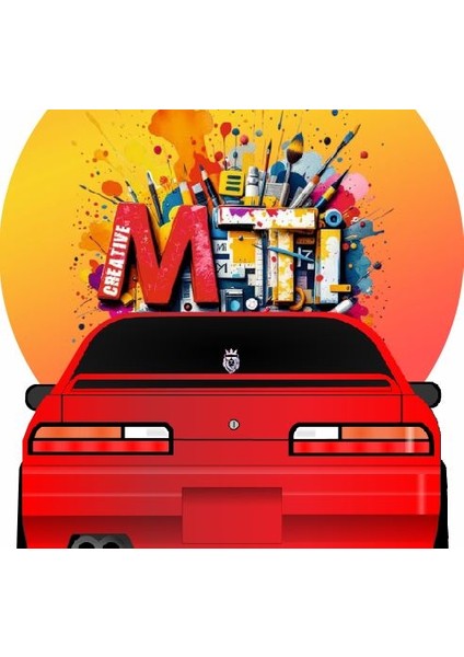 Mti Creative Aslan Kral Sticker Yazı Jdm Araba-Motosiklet Cam Etiket Sticker Aslan Gs fırsatları